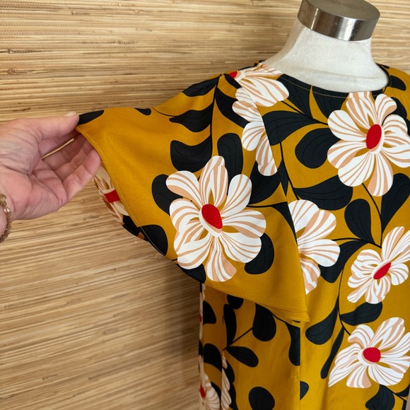 Anthropologie Eva Franco Ikebana Floral Blouse - Picture 9 of 15